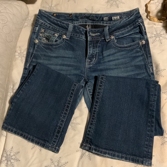Miss Me Boot Jean size 29 inseam 34 - Picture 5 of 9